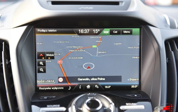 Ford Kuga cena 58900 przebieg: 191051, rok produkcji 2016 z Choroszcz małe 497